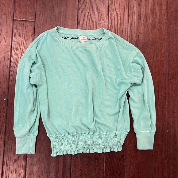 Sundry mint green Sweatshirt with Crew Neck and Elastic Waistband - Picture 1 of 5